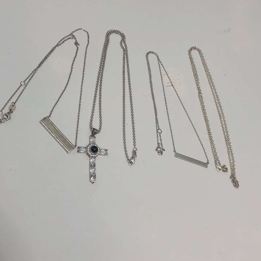Sterling silver Lot necklace  Of Jewelry